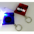 Tape Measure with LED Flashlight and Keychain